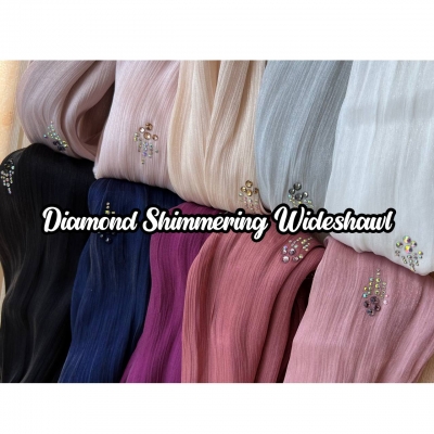 Diamond Shimering Wideshawl 